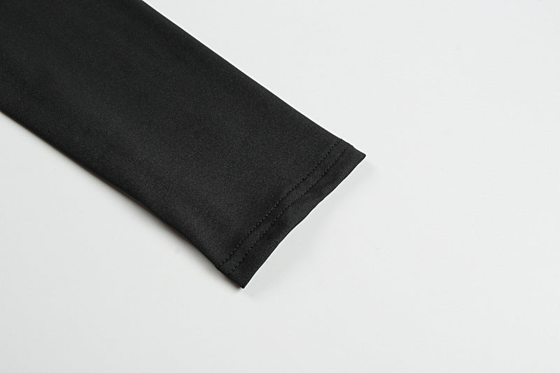 Robe Longue Élégante Épaule Dénudée Coupe Ajustée pour Femme