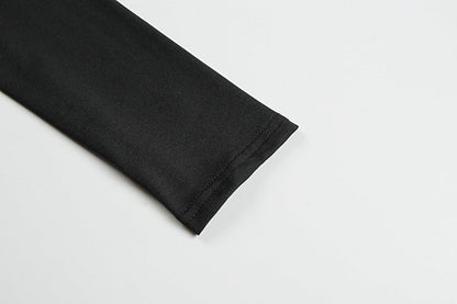 Robe Longue Élégante Épaule Dénudée Coupe Ajustée pour Femme