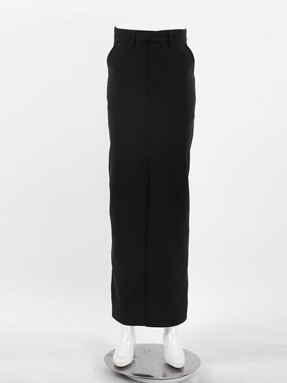 Women's Retro Casual High Waist Skirt